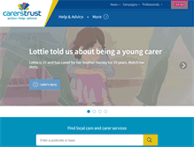 Tablet Screenshot of carers.org